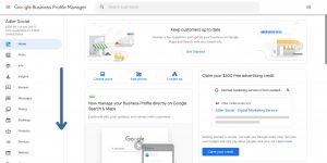 Scroll down to setting in Google Business Profile Manager